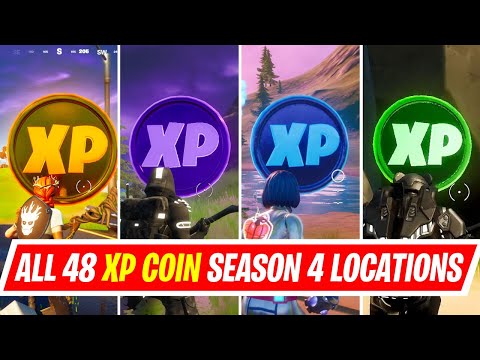 All XP Coin Locations in Fortnite Chapter 2 Season 4 (Week 1-5) - Gold, Purple, Blue & Green XP Coin