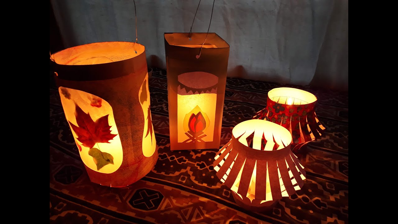 *Tutorial* Como fazer Lanterna de Papel. 3 modelos lindos e fáceis de fazer  para te inspirar!