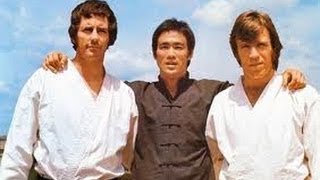 Bruce Lee, Chuck Norris and Bob Wall
