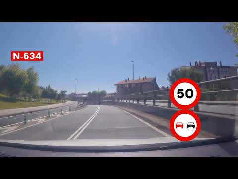 E - Alrededor de Santiago de Compostela - Desde el centro histórico a l'autopista AP-9
