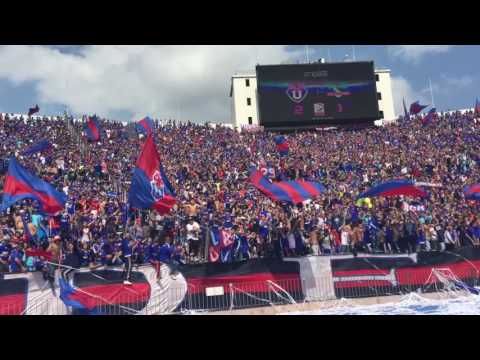 "Los de Abajo, después del 2do gol de Mora. Fiesta en el Nacional" Barra: Los de Abajo • Club: Universidad de Chile - La U • País: Chile