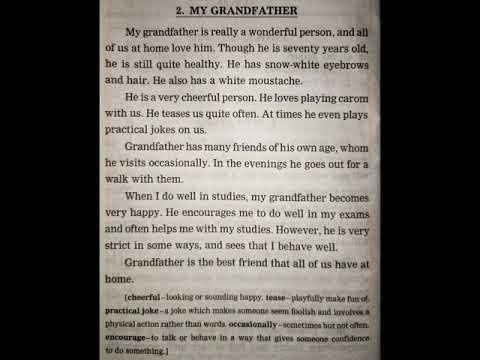 Composition On My GrandFather | English Writing Skills | Let's Learn grammar