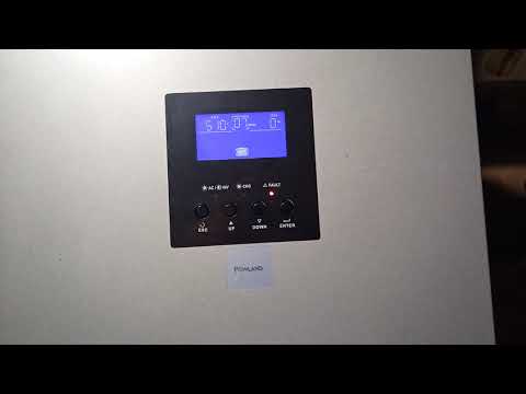 Solar hybryd inverter / Battery LiFePO4 overload test (ISolar SPL 5K + 16*120Ah LiFePO4)