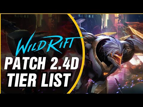BEST Champions TIER List Patch 2.4D - Wild Rift (LoL Mobile)