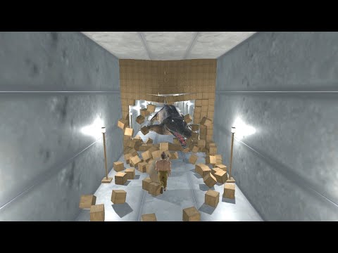 GIANT CROCODILE Machimosaurus Rex in Tunnel vs ALL UNITS Animal Revolt Battle Simulator