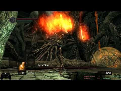 Dark Souls - Bed Of Chaos Kill - NG+7 SL1 No Range/Jumping/Rolling/Sprinting/Blocking/Quitouts - fls