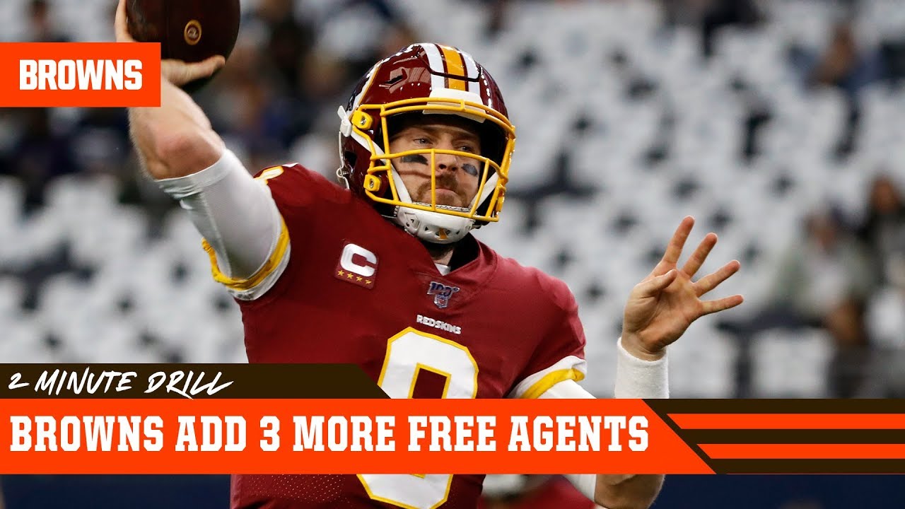 Browns Add Three More Free Agents | 2 Minute Drill