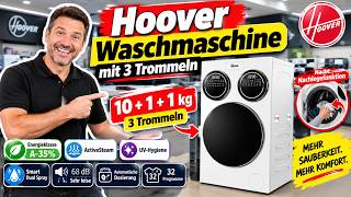Hoover Waschmaschine mit 3 Trommeln: HOOVER HMQD 410CBL9-84 Im TEST!