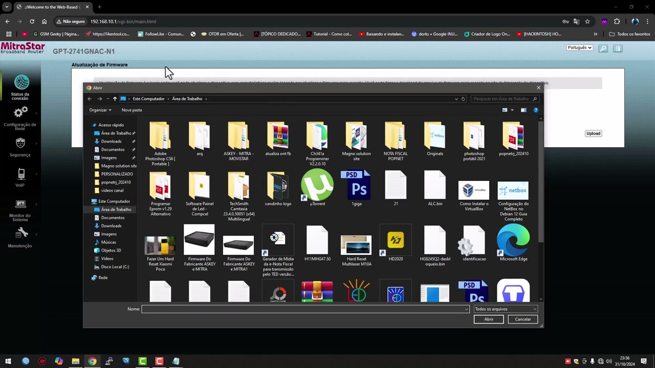 ATUALIZANDO ONT l ASKEY l VIVO l NETGO l MOVISTAR l MITRASTAR