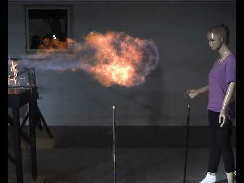 CPSC PSA | Flame jetting demonstration