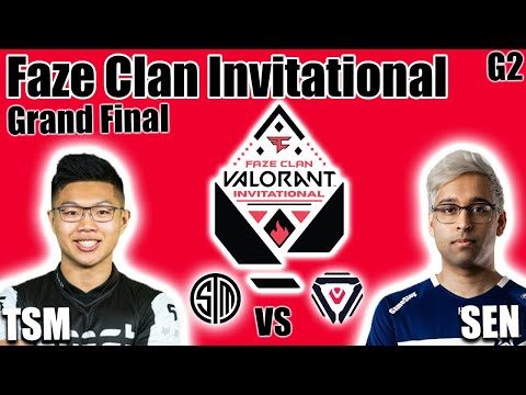 TSM vs Sentinels game 2 - Grand Finals | Faze Clan Valorant Invitational