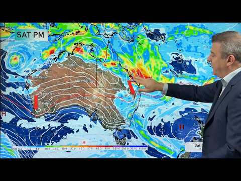 Oz: Coral Sea low, heavy rain risks Qld & Top End