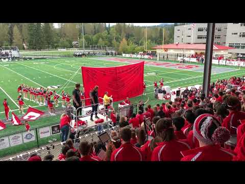 MSHS Pep Band - football team entrance - not! - 9-13-19