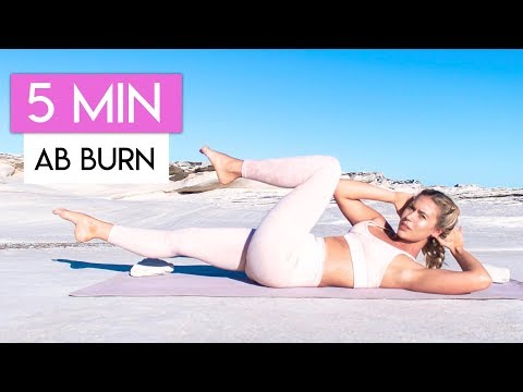 5 MINUTE AB BURN WORKOUT 💕