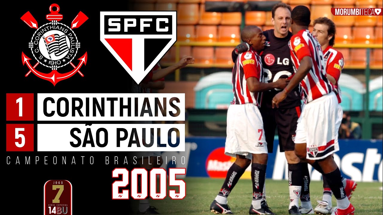 Corinthians 1x5 São Paulo - 2005 - A ESTREIA DE AUTUORI E UMA GOLEADA HISTÓRICA NO 7º JOGO DO TABU!!