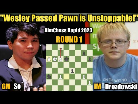 Wesley So VS Kacper Drozdowski | Aimchess Rapid 2023 | Round 1