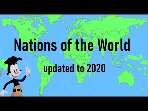 Nations of the World/ Yakko's World (Animaniacs) UPDATED to 2020!!