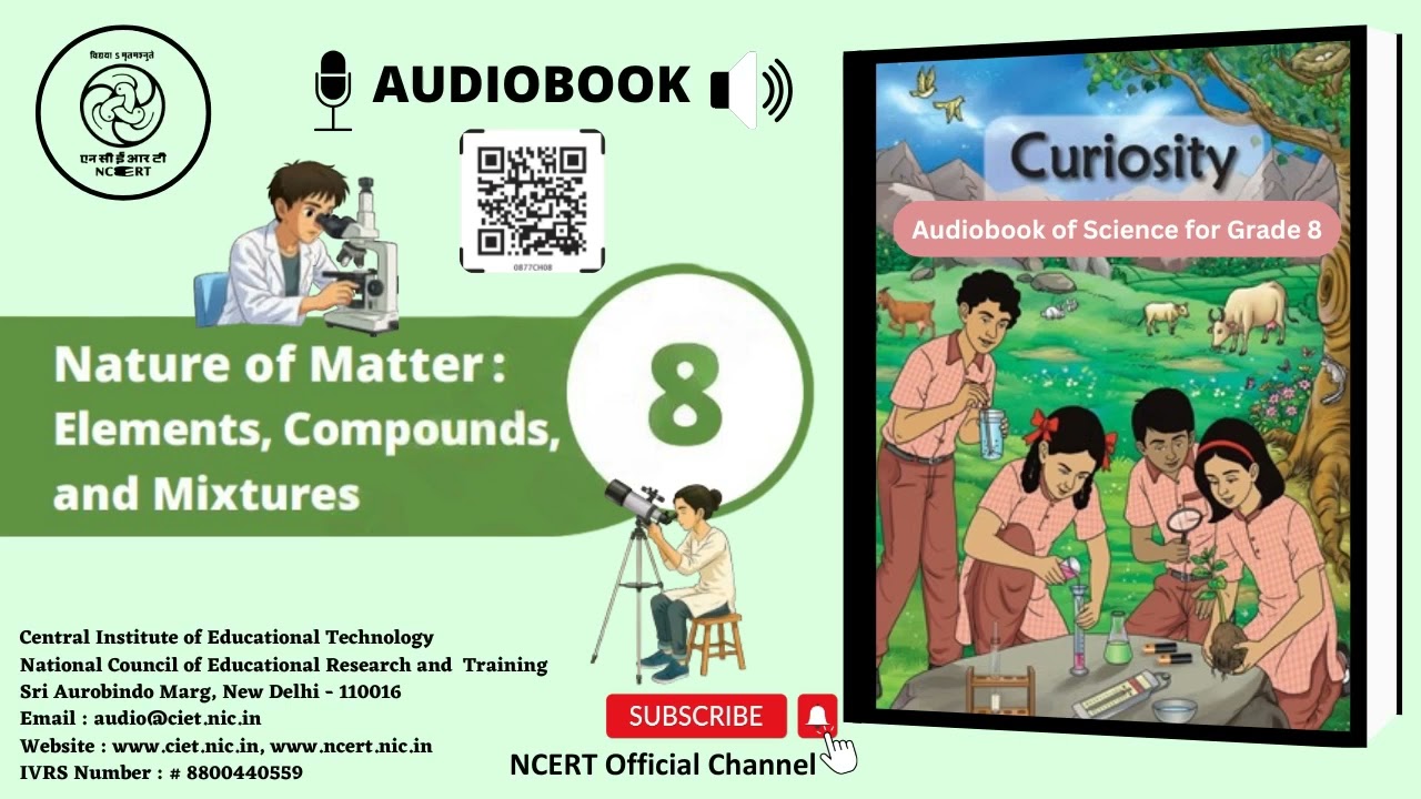 NCERT Curiosity Science Class 8 Chapter 8 Nature of Matter, Elements, Compounds, and Mixtures