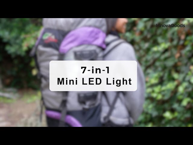 Innovagoods Micolth Mini Linterna LED Recargable 7en1 800lm video