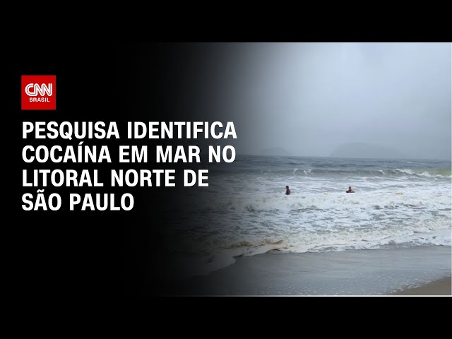 Pesquisa identifica cocaína em mar no litoral norte de São Paulo | CNN NOVO DIA