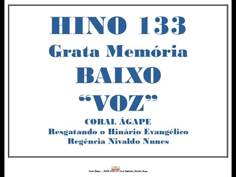 AGPGNAN BAIXO HE 133 GRATA MEMÓRIA QUARTETO VOZ