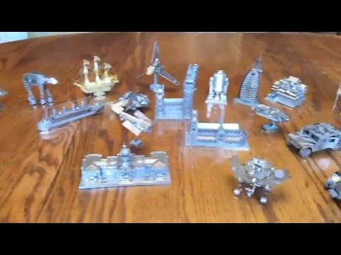 Metal Earth models Difficulty Ranking