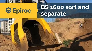 Просеивающий ковш Epiroc BS1600