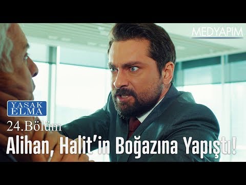 Alihan, Halit'in boğazına yapıştı! - Yasak Elma 24. Bölüm