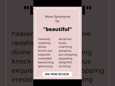 #beautiful #synonyms #vocabulary | #how to #say beautiful in different #ways #english #ielts #esl
