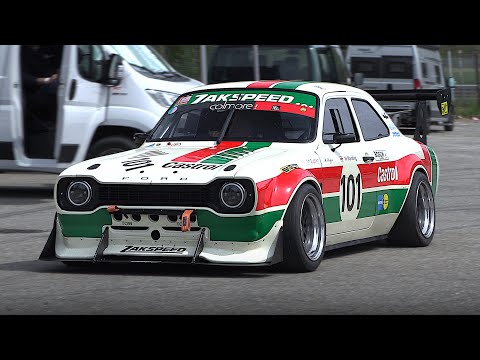 367bhp Ford Escort Zakspeed MK1 restomod with ITB's & Sequential Gearbox OnBoard racing at Monza!