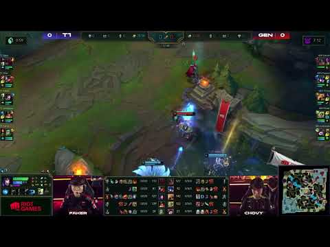 T1 Faker will pick up FIRST BLOOD of the series