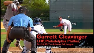 Garrett Cleavinger, LHP, Philadelphia Phillies — October 30, 2017 (AFL)