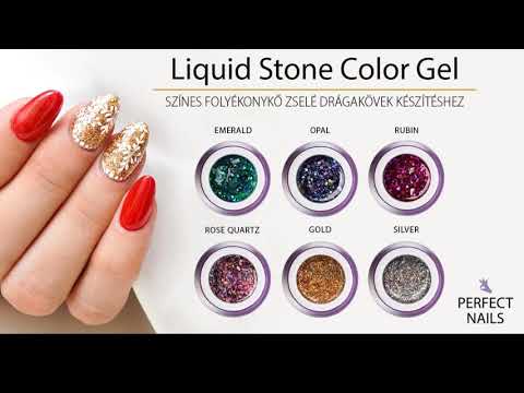 Porcelán karácsonyi köröm - Liquid Stone Gel | Perfect Nails
