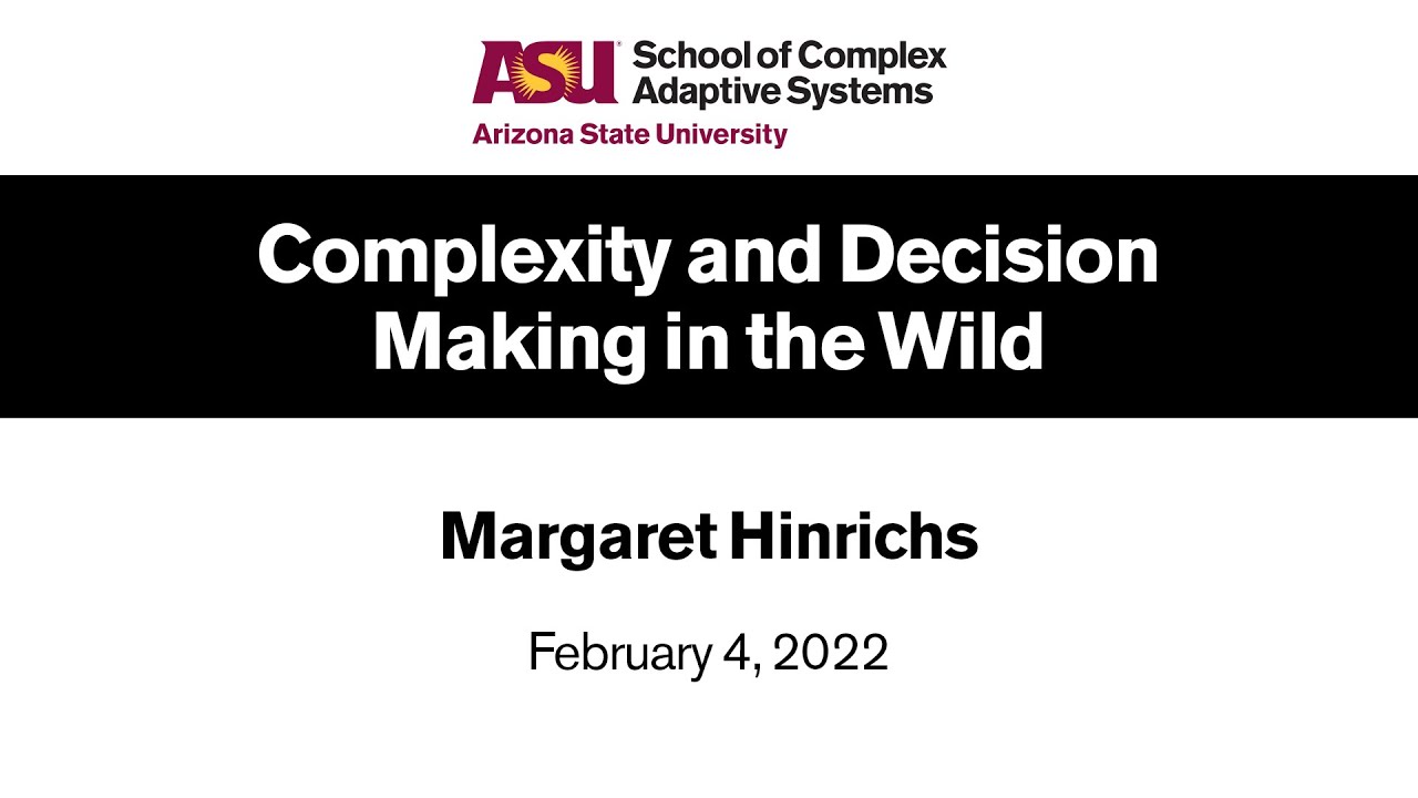 Complexity and Decision Making in the Wild - Margaret Hinrichs