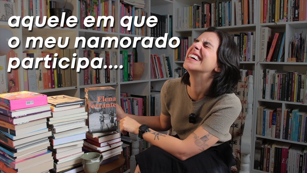 O primeiro BOOK HAUL do ano tem um convidado especial ❤️​