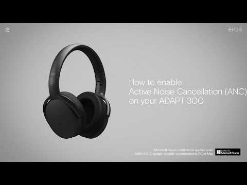 How to enable Active Noise Cancellation on your ADAPT 300
