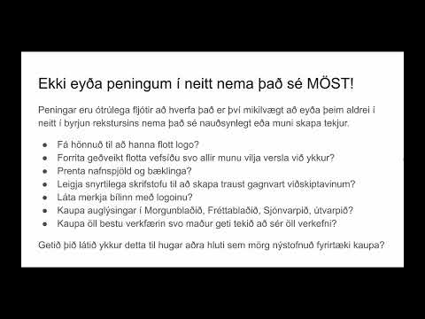 03-02 Ekki eyða peningum í neitt