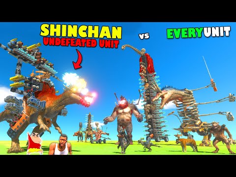 SHINCHAN Making NEW UNDEFEATED DRAGON to Battle THOR HYDRA with SHINCHAN in ANIMAL REVOLT BATTLE SIM