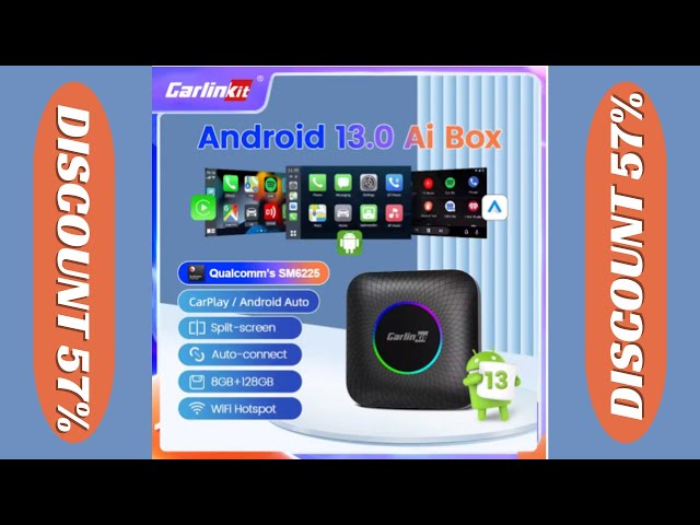 Android 13 Carplay Ai Box Android Auto Wireless Adapter Carplay in General Electronics in Hope / Kent
