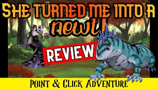 She turned me into a newt! Review (Point & Click Adventure)