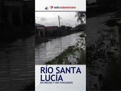 🌊 #Corrientes | Río Santa Lucía Las lluvias provocaron la crecida del río
