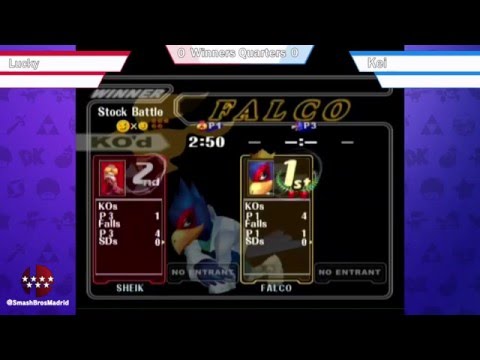 Melee Gamma II  - Lucky (Sheik) vs Kei (Falco) - Winners Quarters