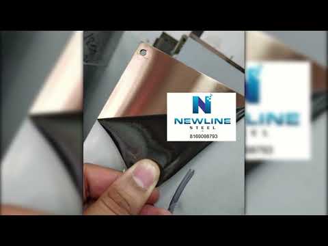 Newline Steel Rose Gold PVD Sheet