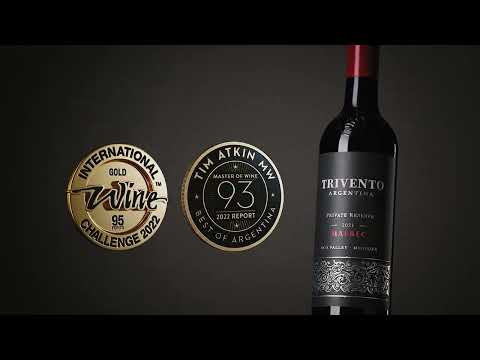 International Wine Challenge awarded Trivento Private Reserve Malbec 2021 95pts and a gold medal.