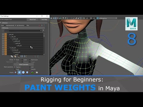 Rigging for Beginners: Painting Weights in Maya