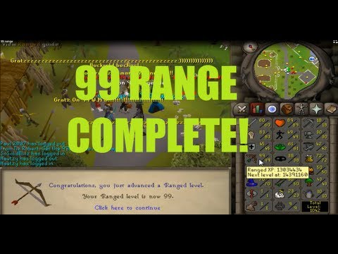 WE DID IT! | 99 Range COMPLETE | Getting 99 Range Commentary 2007 Runescape