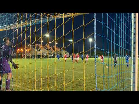 Garforth town vs Thackley penalty goal