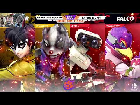 CSS 30 Doubles - LS - pochu & T-Rex-Chess (Joker/Villy/Wolf) vs. Knight & Cybil (ROB/Falco) - SSBU