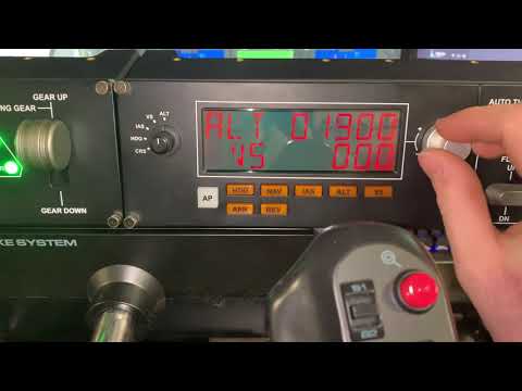 Trying out the new Logitech Flight Panels.