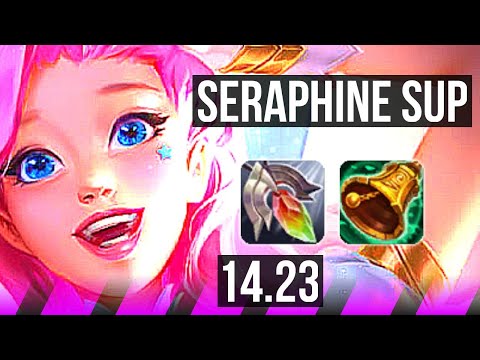 SERAPHINE & Ashe vs YUUMI & Smolder (SUP) | 0/2/18 | KR Master | 14.23